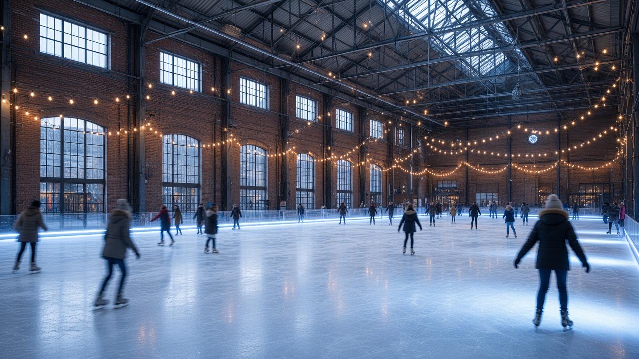 IJSTIJD Haarlem: ice skating in the Lichtfabriek