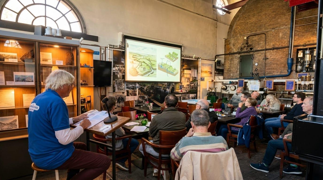 Lezing over water en klimaat in Stoomgemaal Halfweg