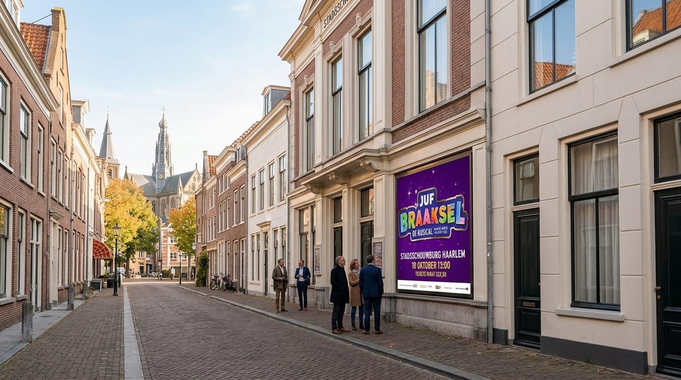 Juf Braaksel, de musical in Haarlem